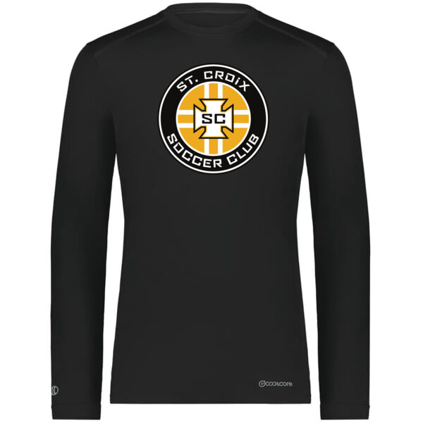 Holloway Youth Coolcore Essential Long Sleeve Tee - Printed Logo Thumbnail