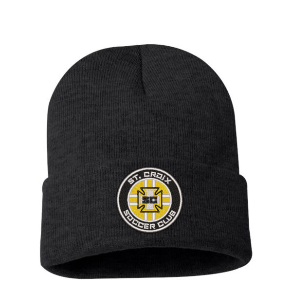 Sportsman 12" Solid Cuffed Knit - Embroidered Logo Thumbnail