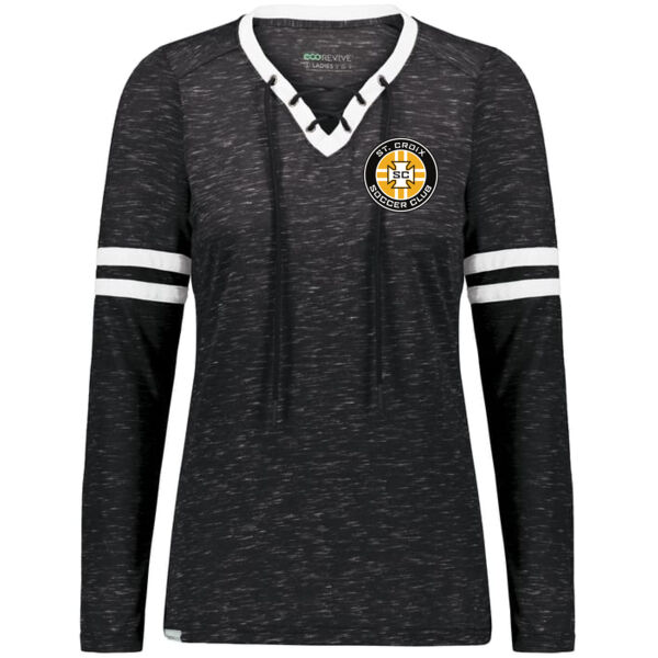 Holloway Ecorevive Ladies Monterey Long Sleeve Tee - Printed Logo Thumbnail