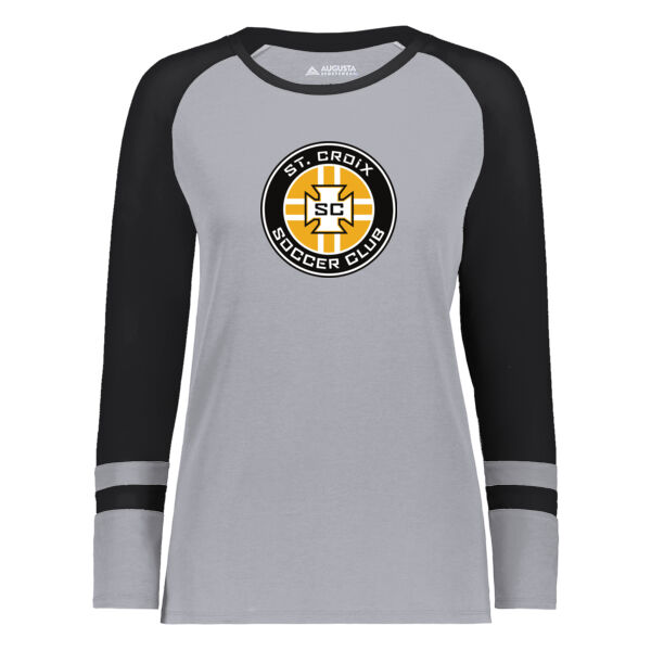 Augusta Sportswear Ladies Fanatic 2.0 Long Sleeve Tee - Printed Logo Thumbnail