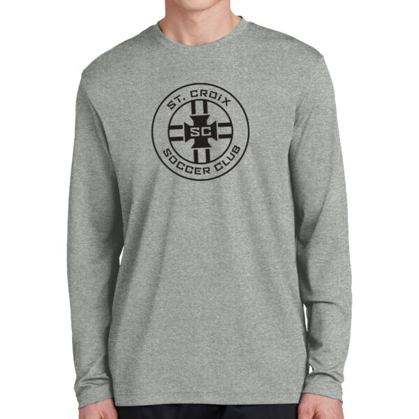 Sport-Tek® PosiCharge® RacerMesh® Long Sleeve Tee - Printed Logo Thumbnail