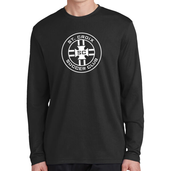Sport-Tek® PosiCharge® RacerMesh® Long Sleeve Tee - Printed Logo Thumbnail