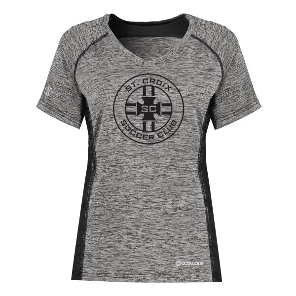 Holloway Ladies Electrify Coolcore Tee - Printed Logo Thumbnail