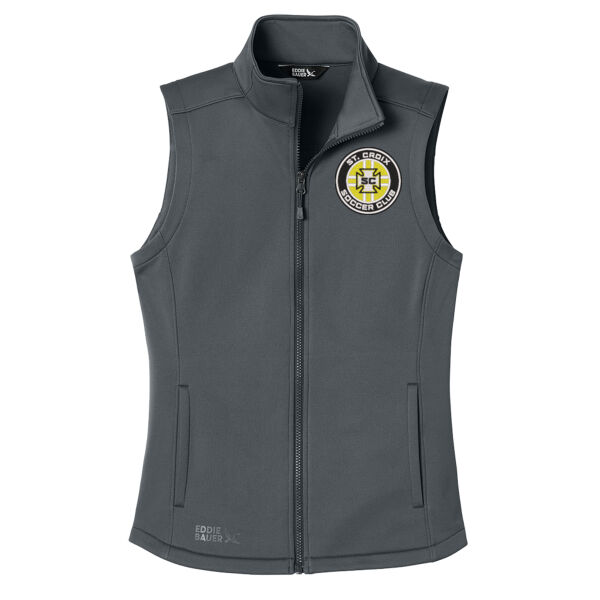 Eddie Bauer® Women’s Smooth Mid Layer Fleece Vest - Embroidered Logo Thumbnail