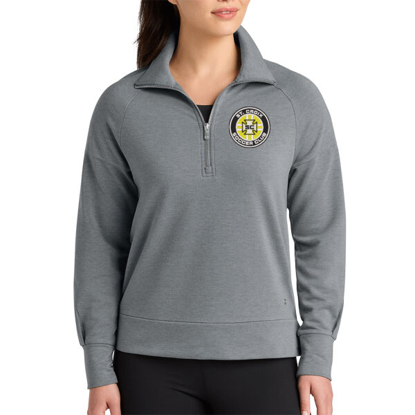 OGIO® Women’s Luuma 1/2-Zip - Embroidered Logo Thumbnail
