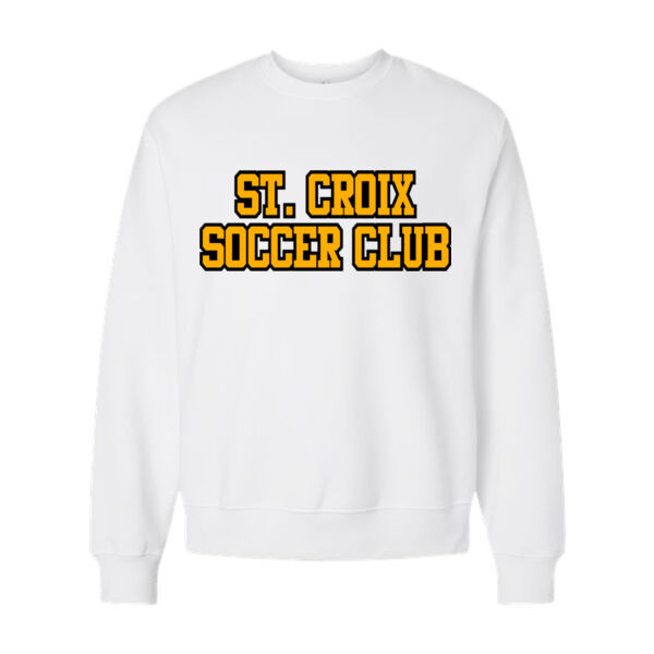 Unisex 10 oz. Heavyweight Crewneck Sweatshirt - Applique Logo Thumbnail