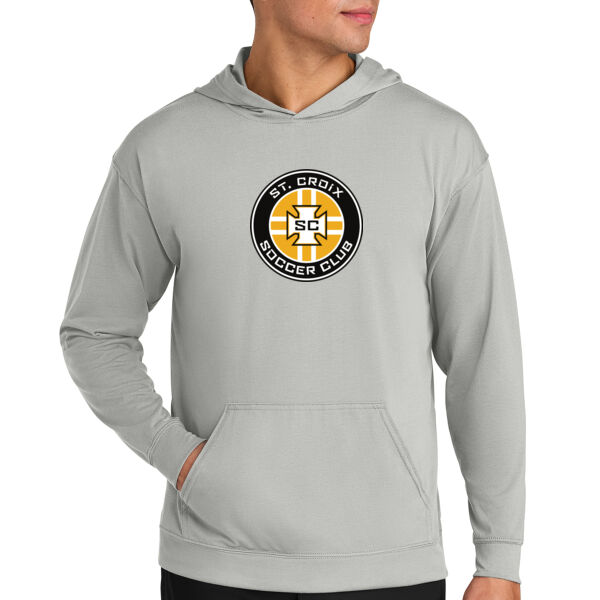 A4 Softek Long Sleeve Hooded Tee - Printed Logo Thumbnail
