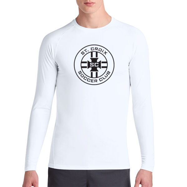 Sport-Tek® PosiCharge® Compression Long Sleeve Tee - Printed Logo Thumbnail