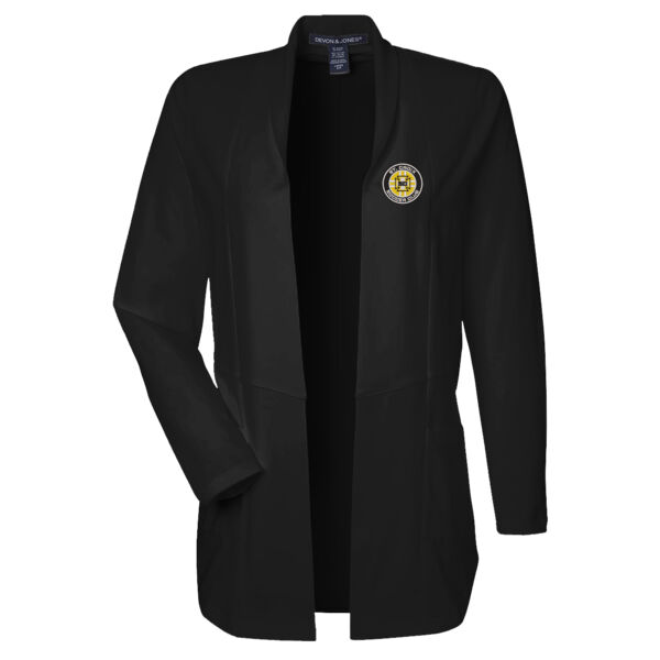 Women's Raleigh Stretch Cardigan - Embroidered Logo Thumbnail