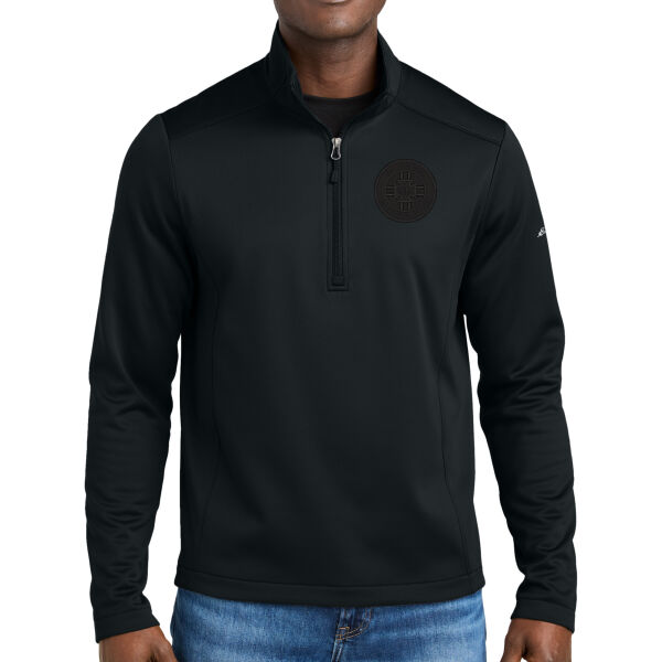 **CLOSEOUT ITEM** Smooth Mid Layer Fleece 1/2 Zip - Embroidered Logo Thumbnail