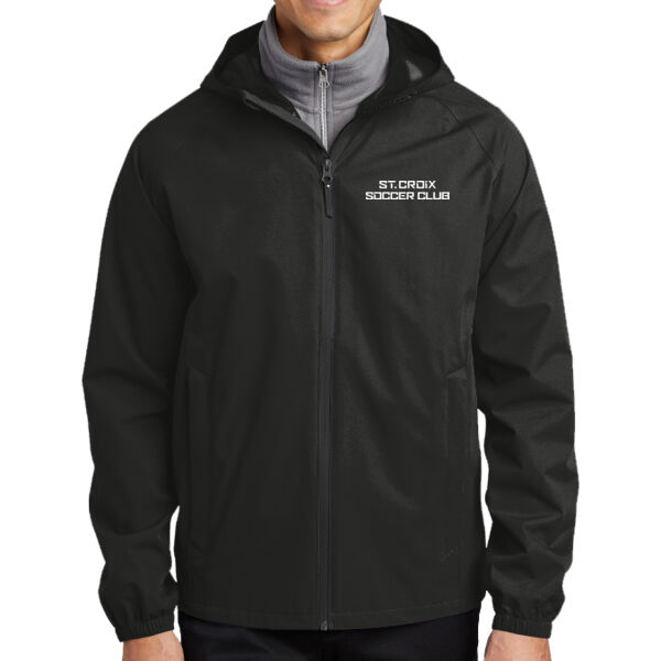 Port Authority® Essential Rain Jacket - Embroidered Logo Thumbnail