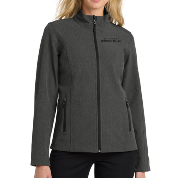 Port Authority® Women's Core Soft Shell Jacket - Embroidered Logo Thumbnail
