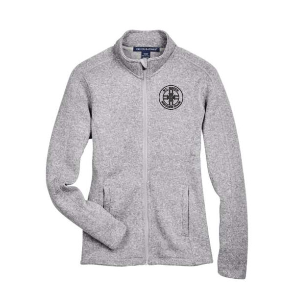 Women's Bristol Full-Zip Sweater Fleece Jacket - Embroidered Logo Thumbnail