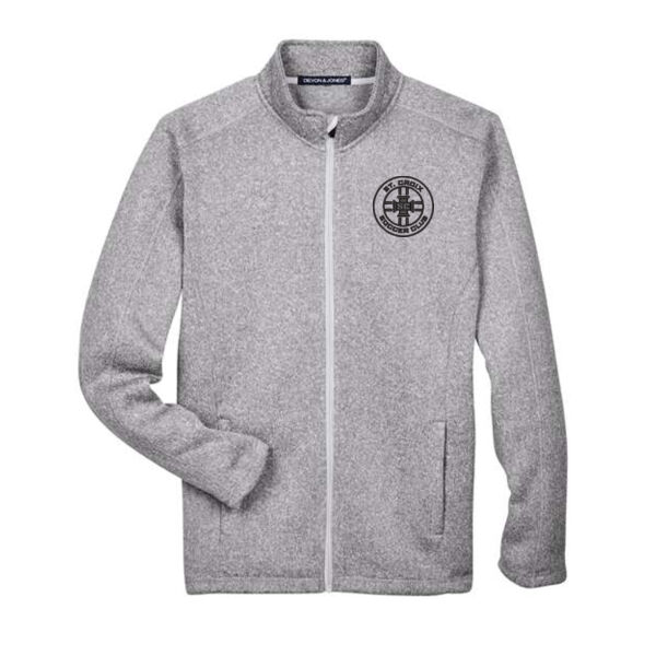 Men's Bristol Full-Zip Sweater Fleece Jacket - Embroidered Logo Thumbnail