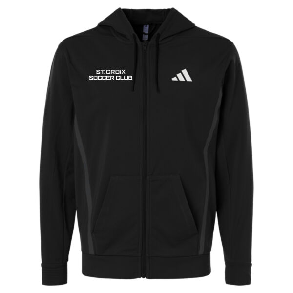 Men's Game & Go Fleece Full-Zip Hooded Sweatshirt - Embroidered Logo Thumbnail