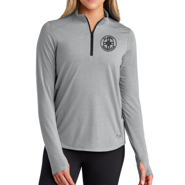 OGIO® Women's Motion 1/4-Zip - Embroidered Logo Thumbnail