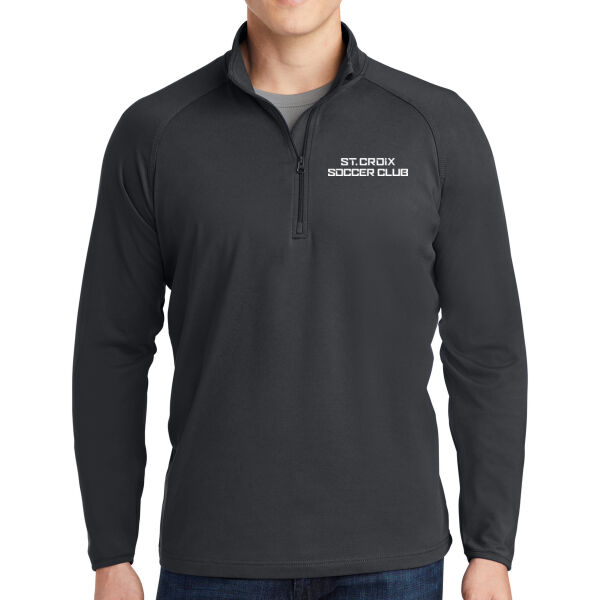 Sport-Tek® Sport-Wick® Stretch 1/4-Zip Pullover - Embroidered Logo Thumbnail