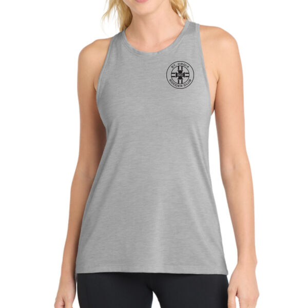 Sport-Tek® Women's PosiCharge® Tri-Blend Wicking Tank - Printed Logo Thumbnail