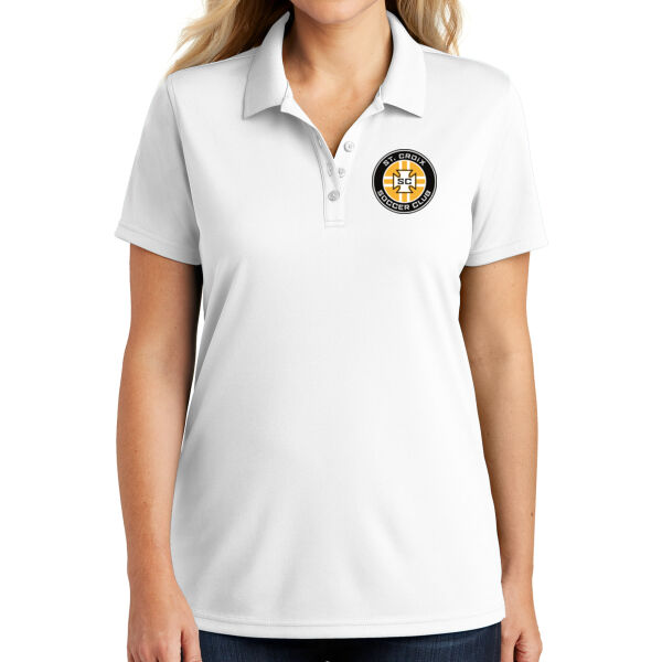 Port Authority® Women's Dry Zone® UV Micro-Mesh Polo - Embroidered Logo Thumbnail