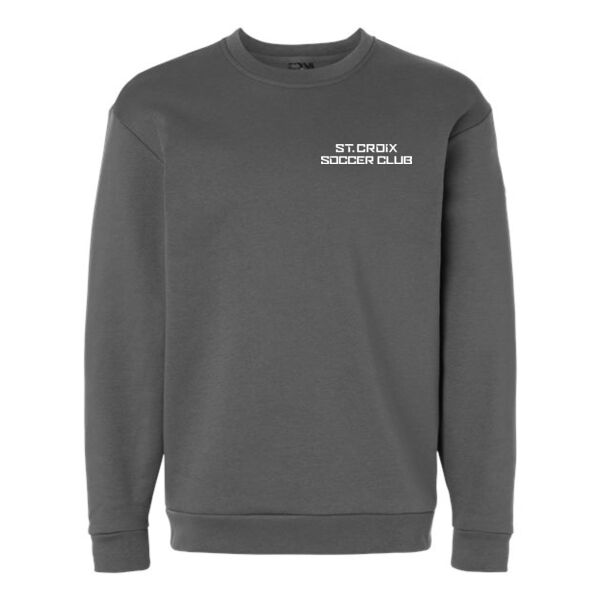 Men's Fleece Crewneck Sweatshirt - Embroidered Logo Thumbnail