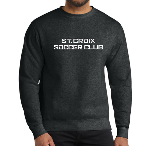 Port & Co™ Core Fleece Crewneck Sweatshirt - Embroidered Logo Thumbnail