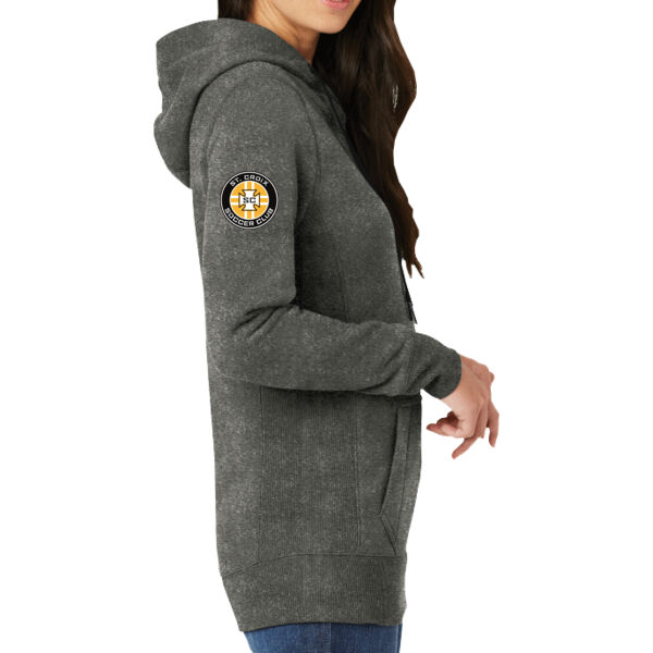 New Era Women's French Terry Pullover Hoodie - Embroidered Logo Thumbnail