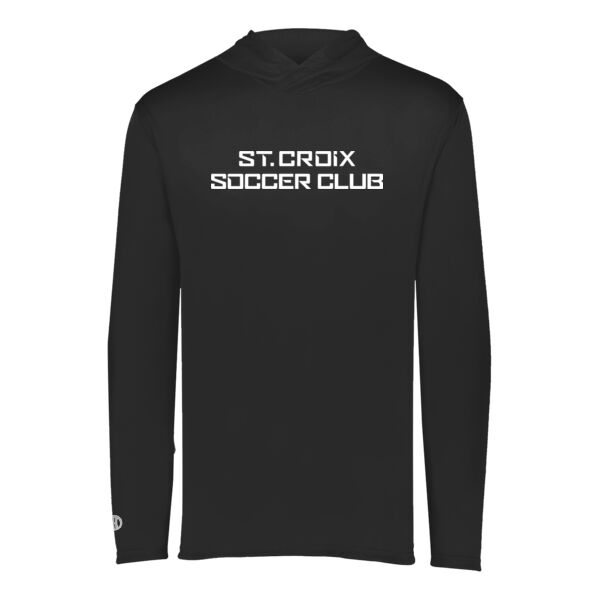 Momentum Hooded Long Sleeve T-Shirt - Printed Logos Thumbnail