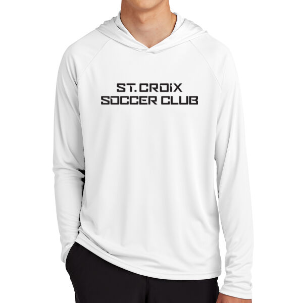 Port & Co™ Performance Pullover Hooded Tee - Printed Logo Thumbnail