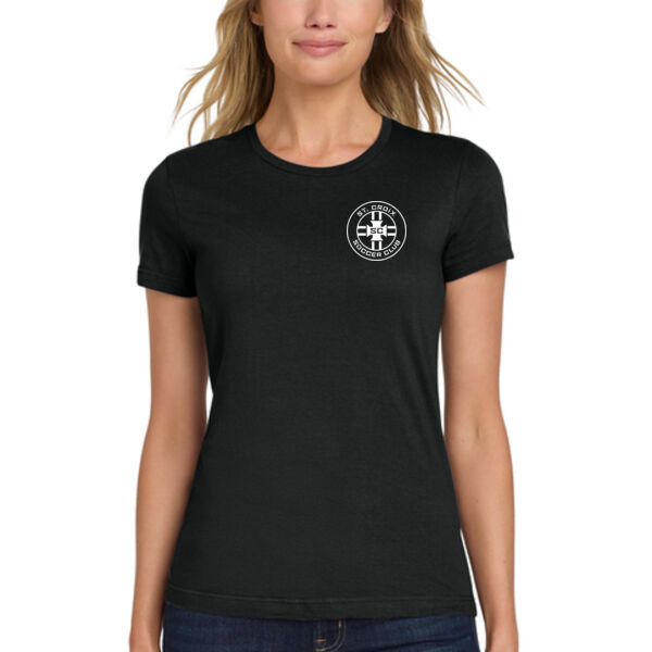 **CLOSEOUT ITEM** Softstyle ® Junior Fit T Shirt - Printed Logo Thumbnail
