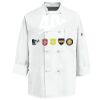 Eight Knot Button Chef Coat with Thermometer Pocket Thumbnail