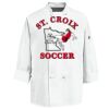 Eight Knot Button Chef Coat with Thermometer Pocket Thumbnail