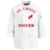 Eight Knot Button Chef Coat with Thermometer Pocket Thumbnail