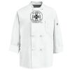 Eight Knot Button Chef Coat with Thermometer Pocket Thumbnail