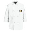 Eight Pearl Button Chef Coat with Thermometer Pocket Thumbnail
