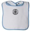 Infant Contrast Trim Terry Bib Thumbnail